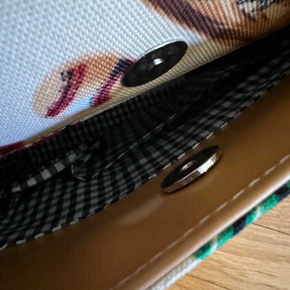 Baseball Theme Handbag Purse Grand Slam Go Team Slugger Rhinestones Bucket Bag - Picture 12 of 15